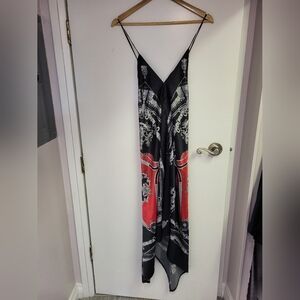 Black and Red Spaghetti Strap Dress